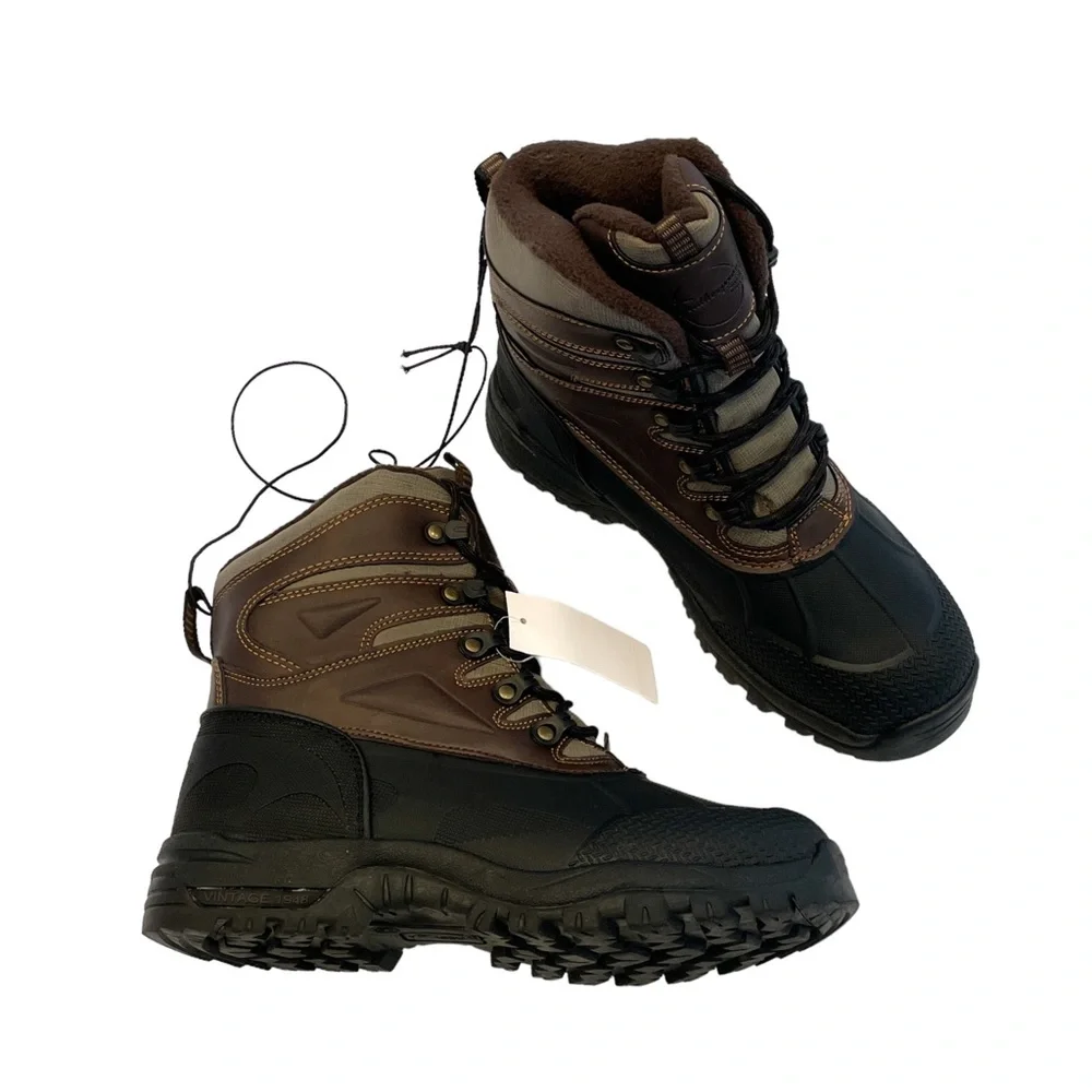 NEW Weatherproof Vintage Men's Insulated Lace Up Boots
